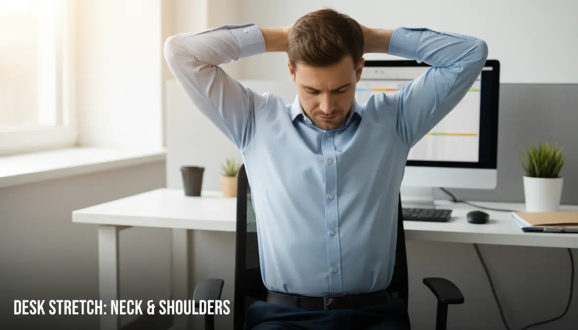 Esercizi di stretching e rilassamento muscolare per pause lavoro efficaci al proprio posto