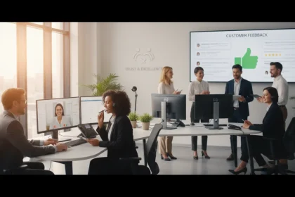 Customer experience: team di servizio clienti che offre supporto omnichannel e esperienza personalizzata ai clienti