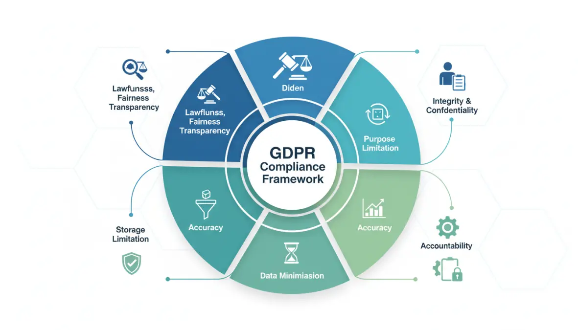 7 principi fondamentali GDPR compliance e responsabilità legale nella protezione dati personali