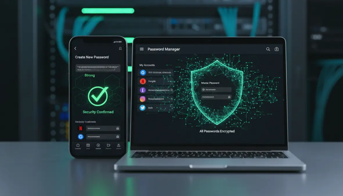Password sicure e gestione con password manager per proteggere dati personali online