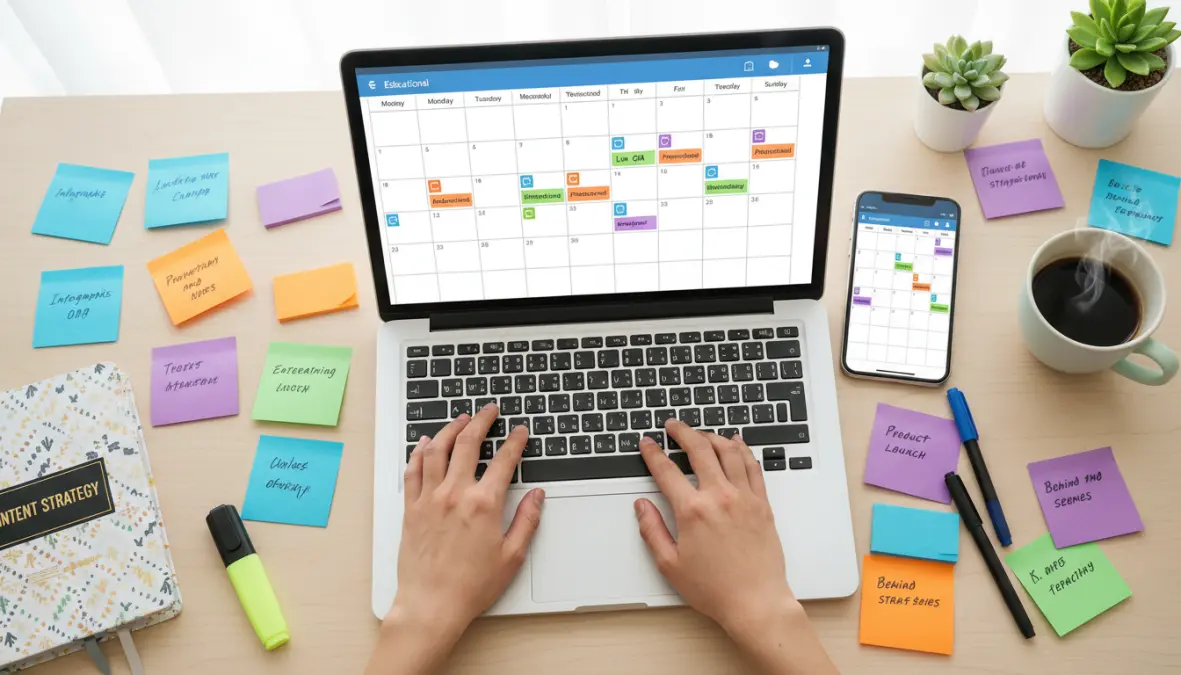Content calendar e pianificazione editoriale per gestione efficace dei social media
