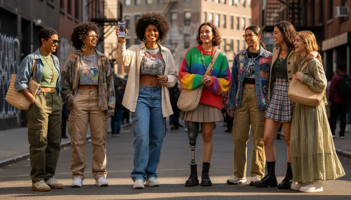 Moda contemporanea: tendenze vintage Y2K, sostenibilità e influenza dei social media sulla moda moderna