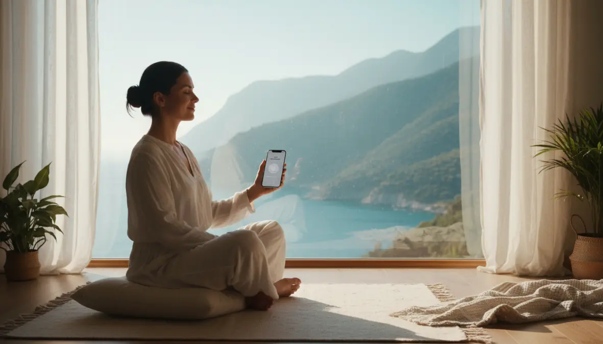 Pratica di meditazione guidata in vacanza con esercizi di mindfulness e rilassamento consapevole