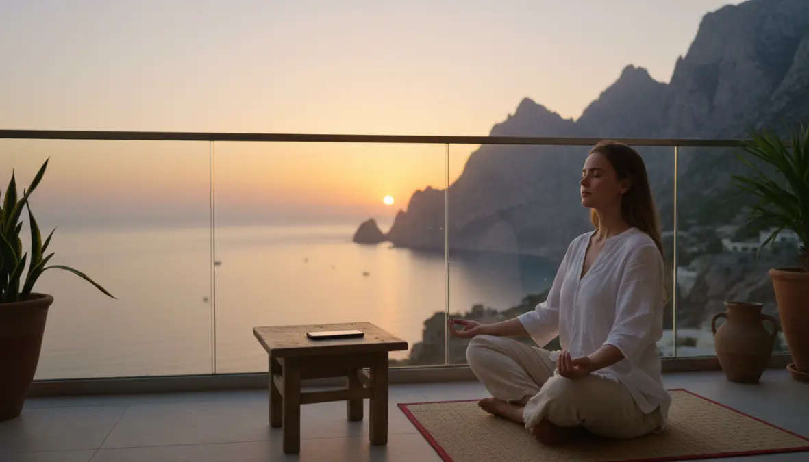 Distacco dal lavoro e mindfulness in vacanza con esercizi di consapevolezza e gestione dello stress
